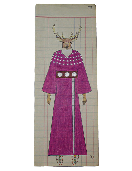 Deer Womxn Ledger Print